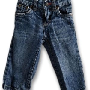 Faded Glory Organic Cotton Blue Jeans 12m